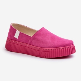 Big Star Baskets à plateforme pour femmes NN276009 Système de mousse à mémoire de forme Fuchsia rose 1