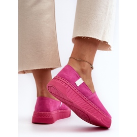 Big Star Baskets à plateforme pour femmes NN276009 Système de mousse à mémoire de forme Fuchsia rose 6