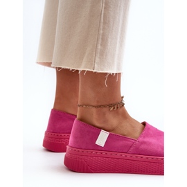Big Star Baskets à plateforme pour femmes NN276009 Système de mousse à mémoire de forme Fuchsia rose 5