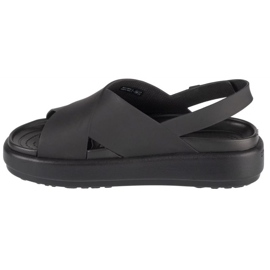 Crocs Brooklyn Luxe Strap W sandales 209407-060 noir 1