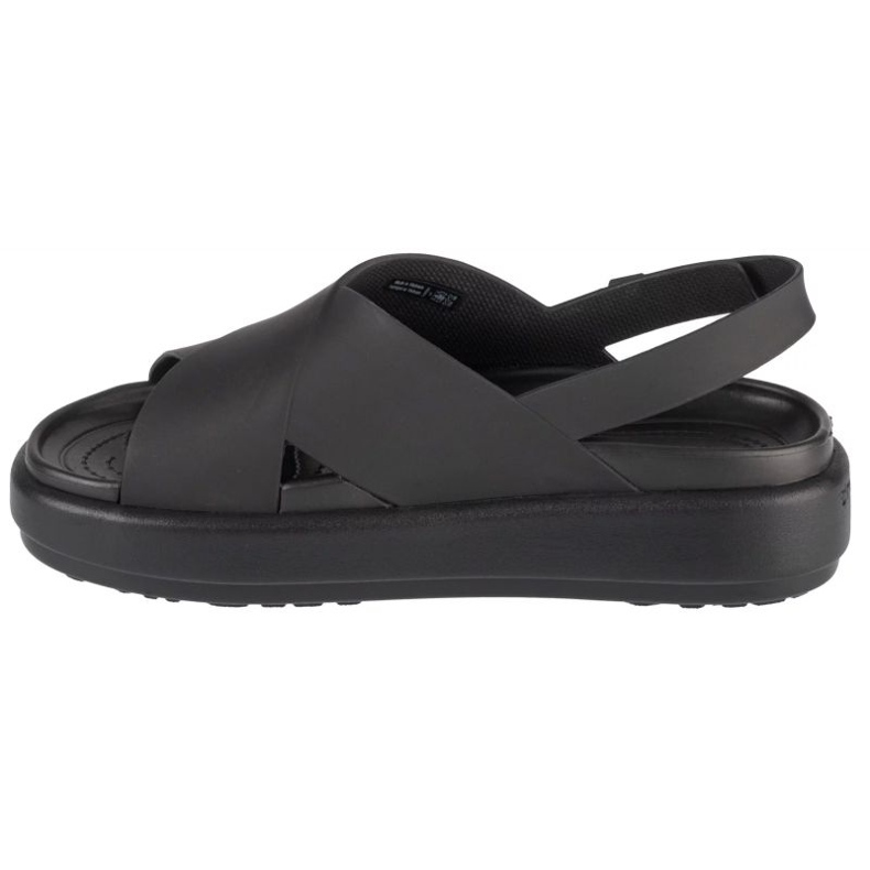 Crocs Brooklyn Luxe Strap W sandales 209407-060 noir 1