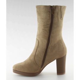 Boots daim femme J28 kaki 3