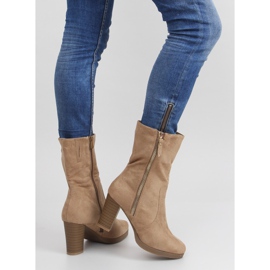 Boots daim femme J28 kaki 4