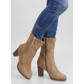 Boots daim femme J28 kaki 5