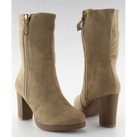 Boots daim femme J28 kaki 6