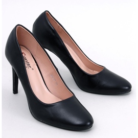 Linda Escarpins noirs à bout rond le noir 1