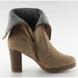 Boots daim femme J28 kaki 7