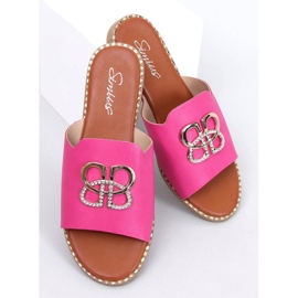 Tongs femme Lafite Fuchsia Pêche rose 1