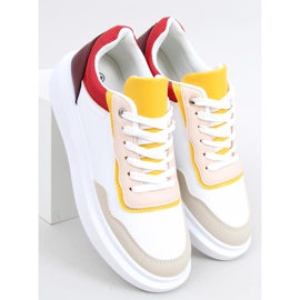 Chaussures de sport femme Dora Bordeaux/Blanc 1