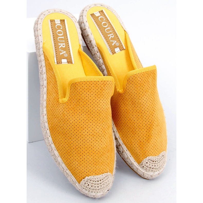 Carmen Espadrilles jaunes chaussons femme 2