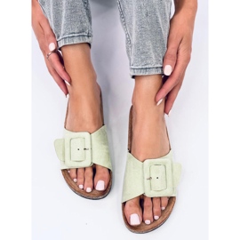Chaussons Priya LT.GREEN semelle liège vert 5