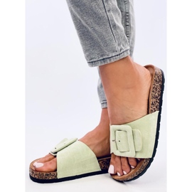 Chaussons Priya LT.GREEN semelle liège vert 3
