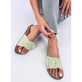 Chaussons Priya LT.GREEN semelle liège vert 4