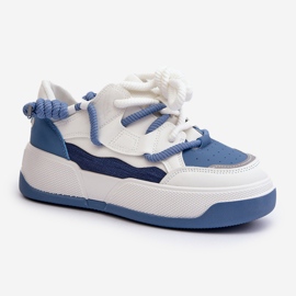 Baskets Plateforme Femme Bleu Moariella 1 Baskets Plateforme Femme Bleu Moariella 1