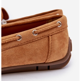 Mocassins à enfiler en daim Camel Rayan pour hommes brun 5