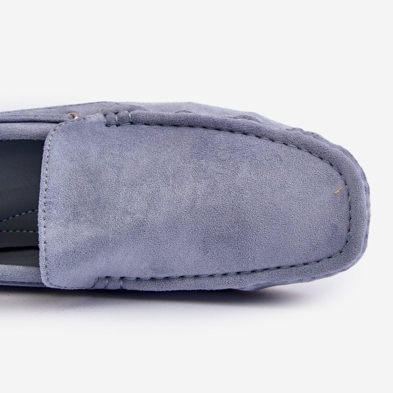 Mocassins Slip-On En Daim Pour Homme Bleu Rayan 1