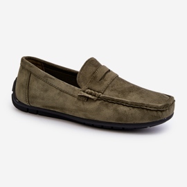 Mocassins Homme En Daim Vert Foncé Wesley 5