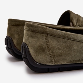Mocassins Homme En Daim Vert Foncé Wesley 2