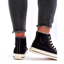 Baskets hautes pour femmes Big Star NN274283 noir le noir 4 Baskets hautes pour femmes Big Star NN274283 noir le noir 4