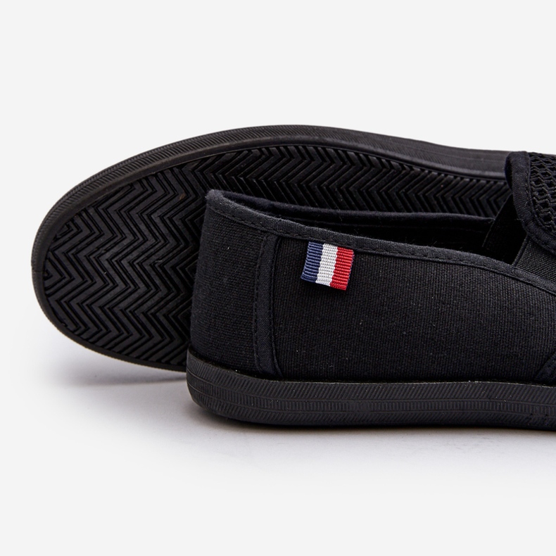 Baskets Ajourées Homme Noir Koboru le noir 2