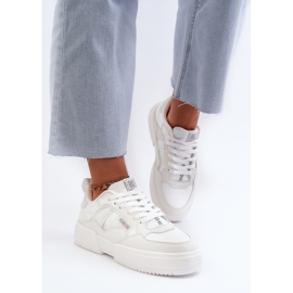 Baskets Big Star pour femmes NN274357 Système de mousse à mémoire de forme Blanc blanche 8