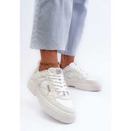 Baskets Big Star pour femmes NN274357 Système de mousse à mémoire de forme Blanc blanche 7