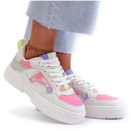 Baskets Big Star pour femmes NN274359 système de mousse à mémoire de forme multicolore blanche 10