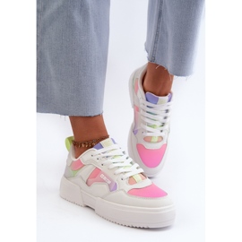 Baskets Big Star pour femmes NN274359 système de mousse à mémoire de forme multicolore blanche 5