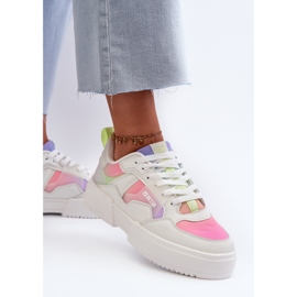 Baskets Big Star pour femmes NN274359 système de mousse à mémoire de forme multicolore blanche 6