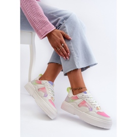 Baskets Big Star pour femmes NN274359 système de mousse à mémoire de forme multicolore blanche 9