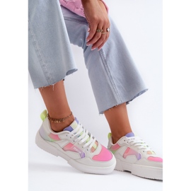 Baskets Big Star pour femmes NN274359 système de mousse à mémoire de forme multicolore blanc 1