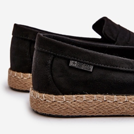 Espadrilles en daim écologique pour hommes Big Star NN174046 Noir 1