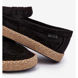 Espadrilles en daim écologique pour hommes Big Star NN174046 Noir le noir 4