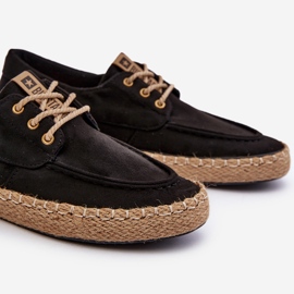 Espadrilles à lacets pour hommes Big Star NN174051 Noir le noir 1 Espadrilles à lacets pour hommes Big Star NN174051 Noir le noir 1