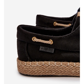 Espadrilles à lacets pour hommes Big Star NN174051 Noir le noir 2 Espadrilles à lacets pour hommes Big Star NN174051 Noir le noir 2
