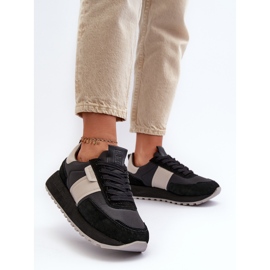 Baskets pour femmes sur la plateforme Big Star NN274502 système de mousse à mémoire de forme noir le noir 3