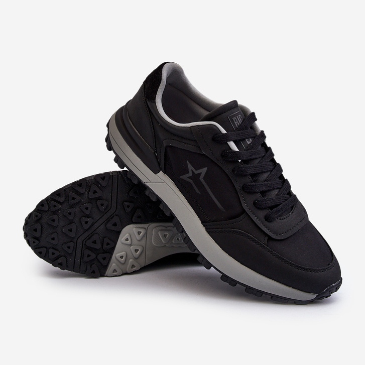 Baskets pour hommes Big Star NN174069 système de mousse à mémoire de forme noir 2