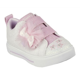 Skechers Glitter Gems 314778N Wpk chaussures blanc 1