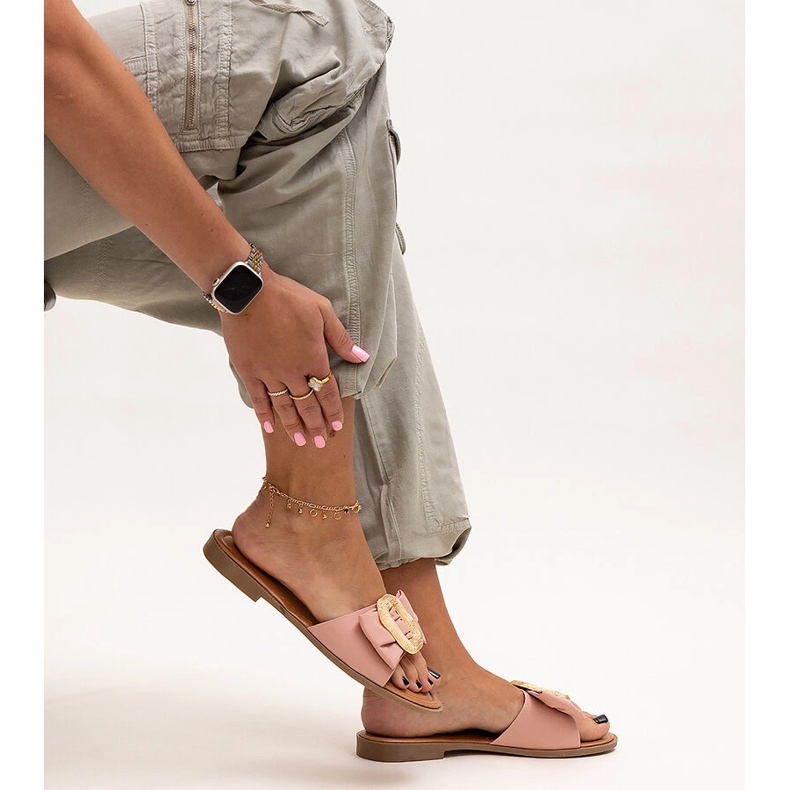 Tongs roses avec boucle Limera 1