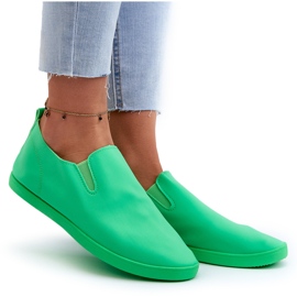 Baskets Slip-On Femme Vert Lovinia 7