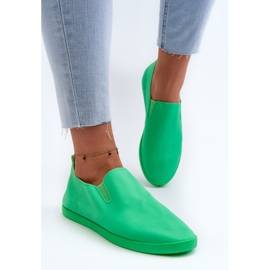 Baskets Slip-On Femme Vert Lovinia 4