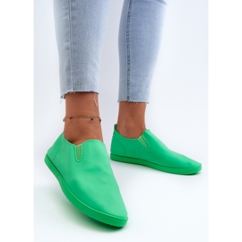 Baskets Slip-On Femme Vert Lovinia 3