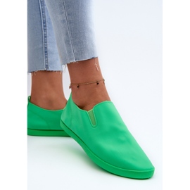 Baskets Slip-On Femme Vert Lovinia 5