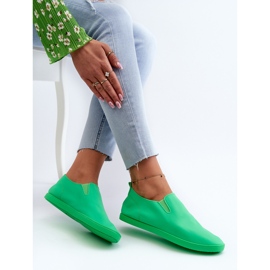 Baskets Slip-On Femme Vert Lovinia 6