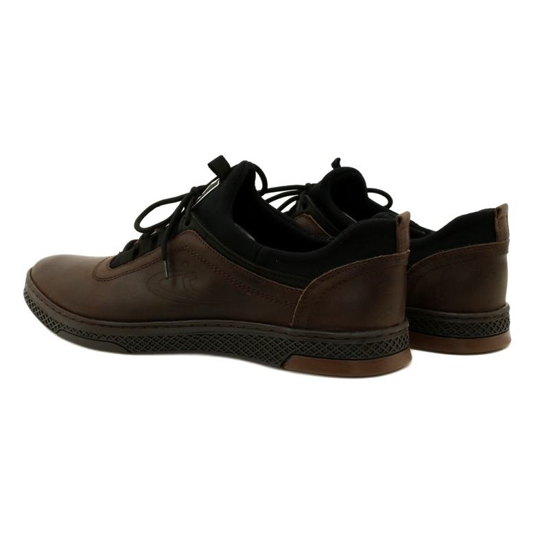 Polbut Chaussures décontractées en cuir pour hommes K24 marron brun 6 Polbut Chaussures décontractées en cuir pour hommes K24 marron brun 6