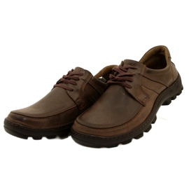 KOMODO Chaussures homme en cuir 853 marron brun 3
