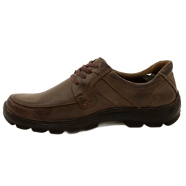 KOMODO Chaussures homme en cuir 853 marron brun 2