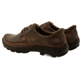 KOMODO Chaussures homme en cuir 853 marron brun 5