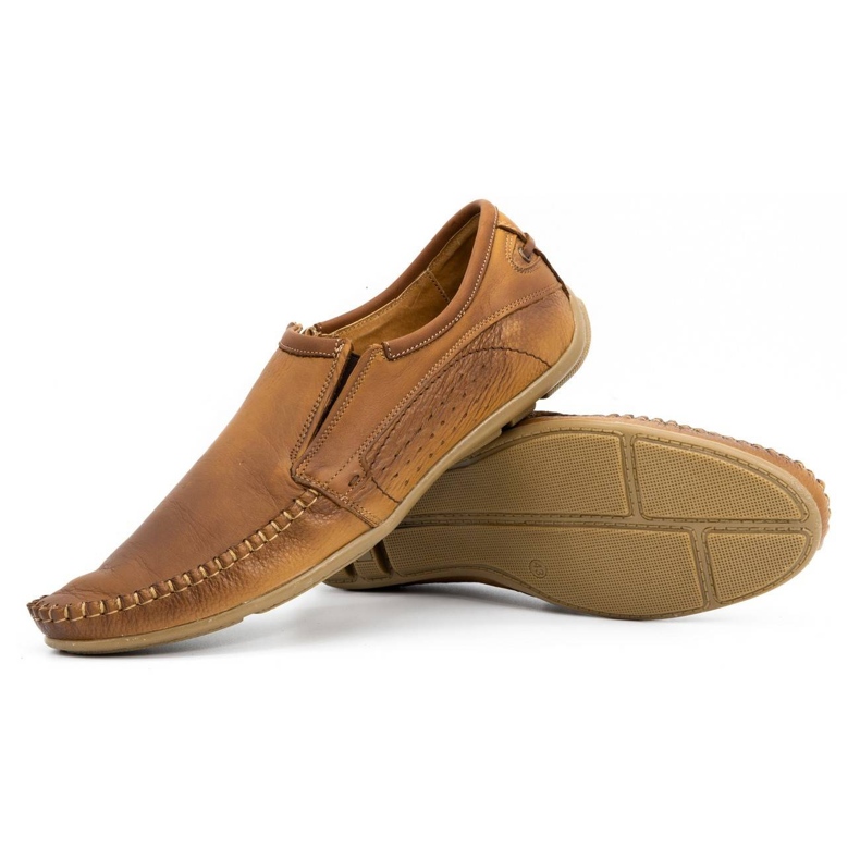 Olivier Mocassins cuir homme 4206 marron brun 2