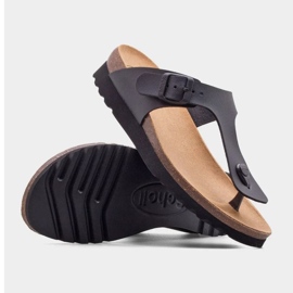 Scholl Boa Visa F30426-1004 tongs le noir 1